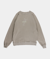 RE.ELSK 02044 | ELSK MAP TVÆRS MEN'S CREWNECK | SMOKEY OLIVE