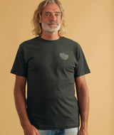 01070 | ELSK® PULS CH BRUSHED MEN'S TEE | PIRATE BLACK