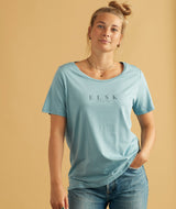 11053 | ELSK® PURE ZEN WOMEN'S TEE | FADED DENIM
