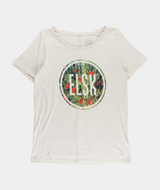 RE.ELSK 11055 | ELSK® POPPIES ZEN WOMEN'S TEE | ALMOND