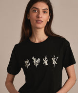 RE.ELSK 11012 | ELSK® PORSE LOGO WOMEN'S TEE | BLACK