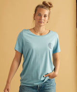 11054 | ELSK® MIDDLES CH ZEN WOMEN'S TEE | FADED DENIM