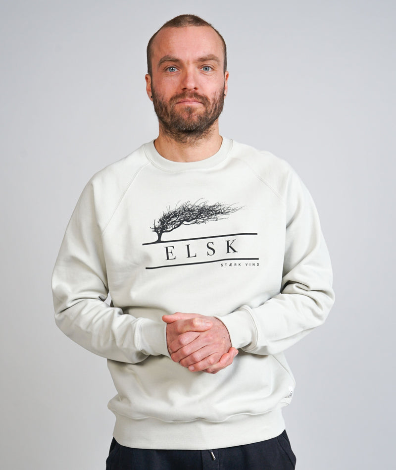 02029| LOVE® WIN ACROSS MEN'S CREWNECK | PALE PISTACHES