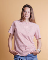 RE.ELSK STRIPED WOMEN'S CASUAL T-SHIRT
