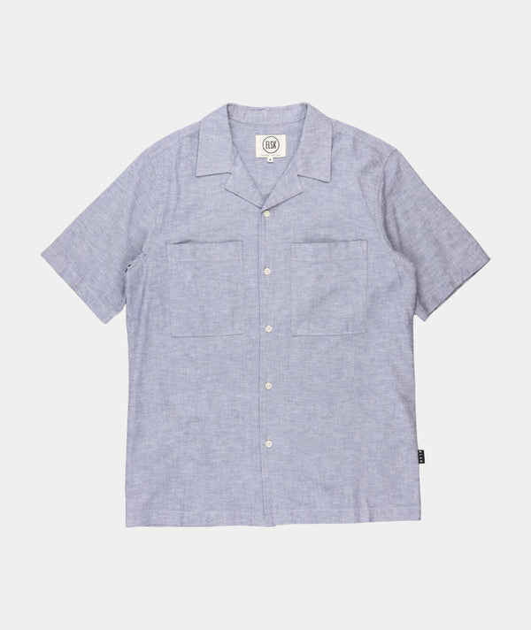 RE.ELSK 04012 | ELSK PELLE MEN'S SS SHIRT | BLUE