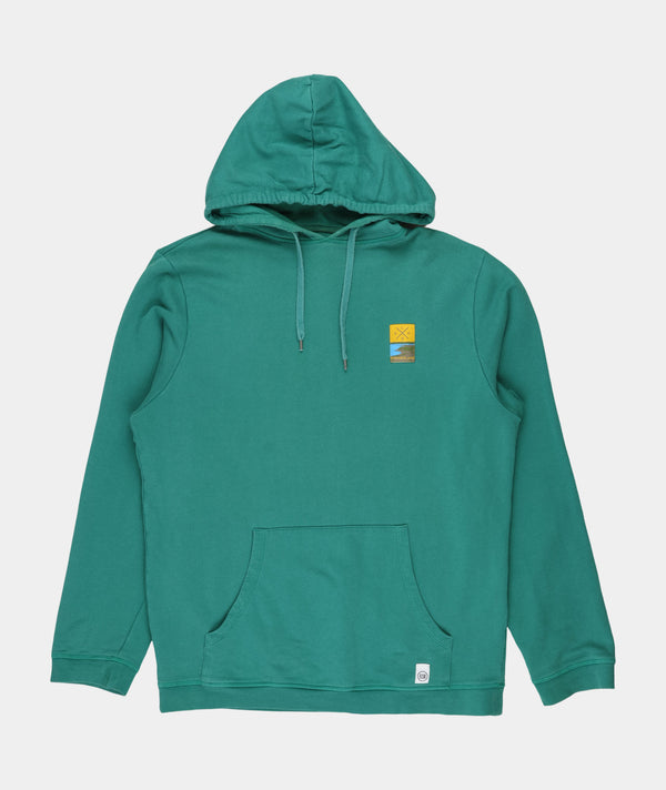 RE.ELSK 1526 | ELSK® TVÆRS PCH BAGSØ MEN’S HOODIE | ANTIQUE GREEN