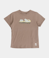 RE.ELSK 7023 | ELSK STANDOSAUR KIDS T-SHIRT | TAUPE BROWN