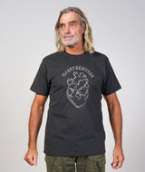RE.ELSK 01035 | ELSK® HJERTEKNUSER BRUSHED T-SHIRT | PIRATE BLACK