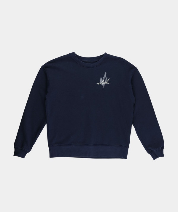 RE.ELSK SIGNED BRANCH WOMEN'S SKYUM CREWNECK