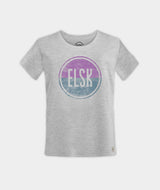 RE.ELSK 4054 | ELSK® 90'S HORIZON WOMEN'S TEE | LIGHT GREY