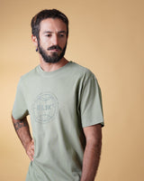 RE.ELSK STATEMENT GLOBE MEN'S BRUSHED T-SHIRT