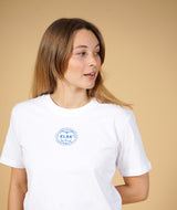 RE.ELSK STATEMENT GLOBE WOMEN'S BRUSHED T-SHIRT