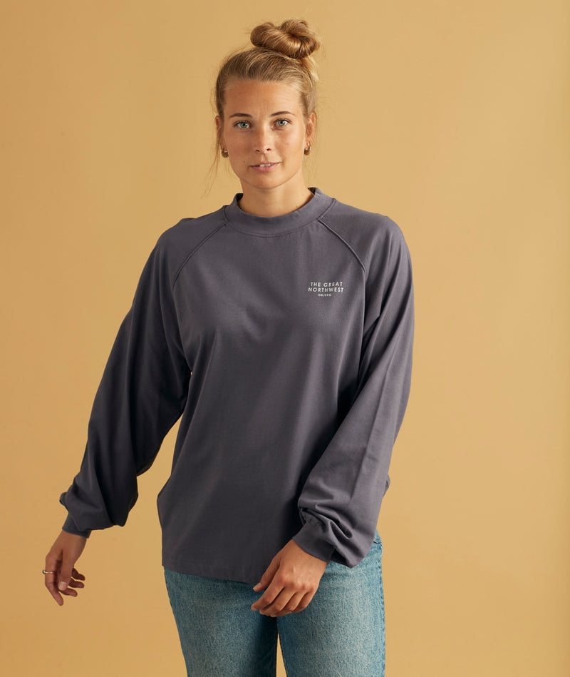 11057 | ELSK ISBJERG BP ESTHER WOMEN'S LS TEE | STONE PURPLE
