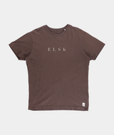 RE.ELSK 01107 | ELSK PURE BRUSHED T-SHIRT | DARK OAK