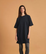 17006 | ELSK® PURE EMB THILDA HEAVY DRESS | DARK NAVY