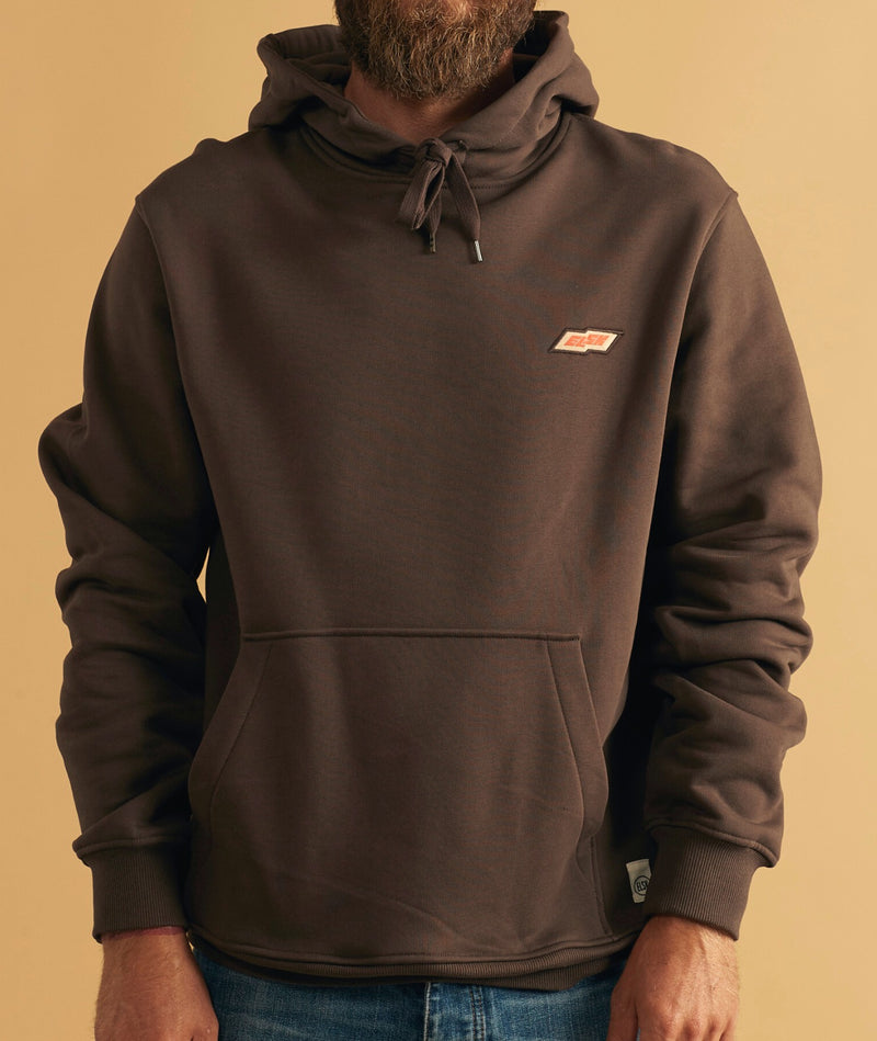 02036 | ELSK TECH PCH SENNELS MEN'S HOODIE | DARK OAK