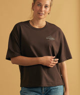 RE.ELSK 11067 | ELSK NO TRACE THILDA TUNG TEE | DARK OAK