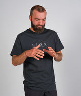 RE.ELSK 01031 | ELSK® PURE EP  BRUSHED T-SHIRT | PIRATE BLACK