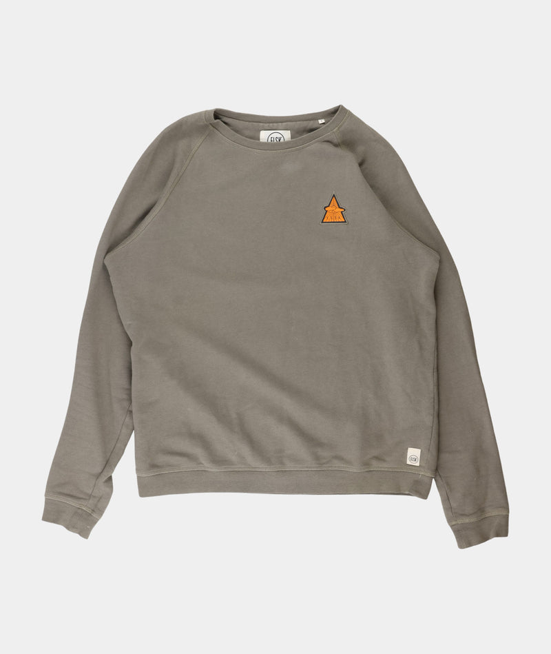 RE.ELSK 02011 | ELSK® RAY PCH TVÆRS MEN'S CREWNECK | SMOKEY OLIVE