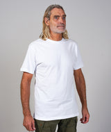 01001 | ELSK® ESSENTIAL BRUSHED T-SHIRT | WHITE