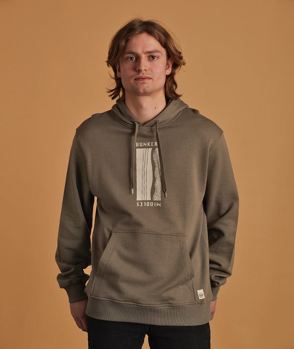 02026 | ELSK® BUNKERS SENNELS MEN'S HOODIE | SMOKEY OLIVE