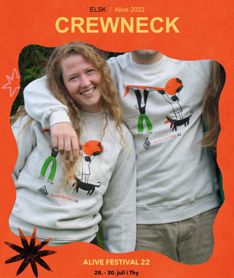 2022-003 | ELSK® ALIVE CREWNECK | SNOW MELANGE