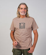 01055 | ELSK® CUBE21 BRUSHED T-SHIRT | TAUPE BROWN