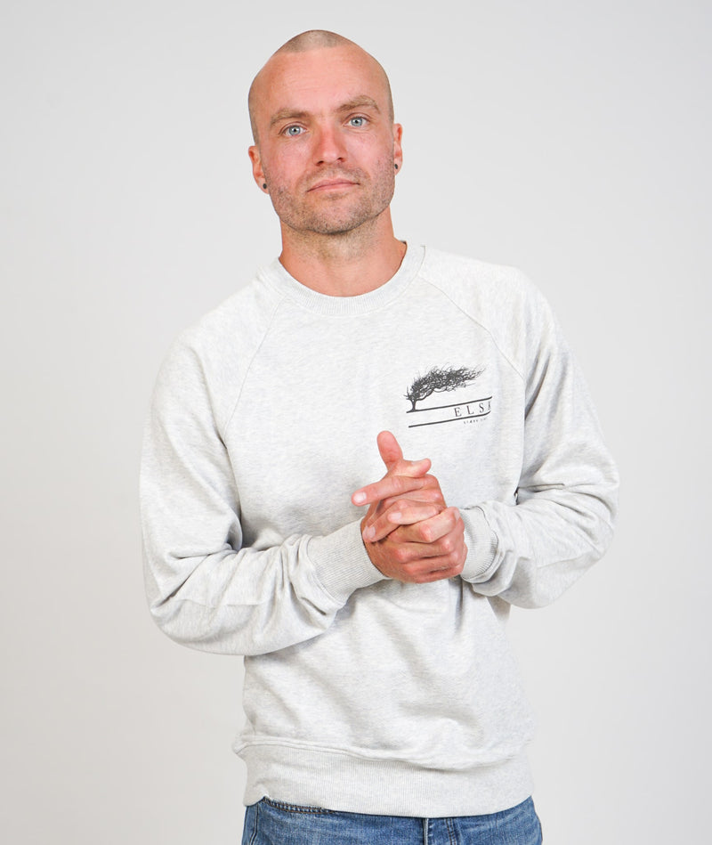 STRONG WIND CH MEN'S CROSS CREWNECK