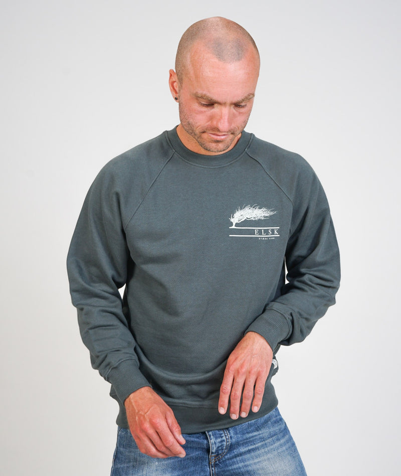 STRONG WIND CH MEN'S CROSS CREWNECK