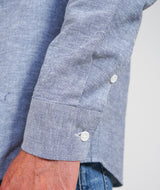 04008 | LOVE HUGO MEN'S BUTTON DOWN SHIRT | BLUE