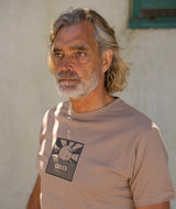 01055 | ELSK® CUBE21 BRUSHED T-SHIRT | TAUPE BROWN