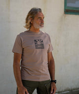 01055 | ELSK® CUBE21 BRUSHED T-SHIRT | TAUPE BROWN