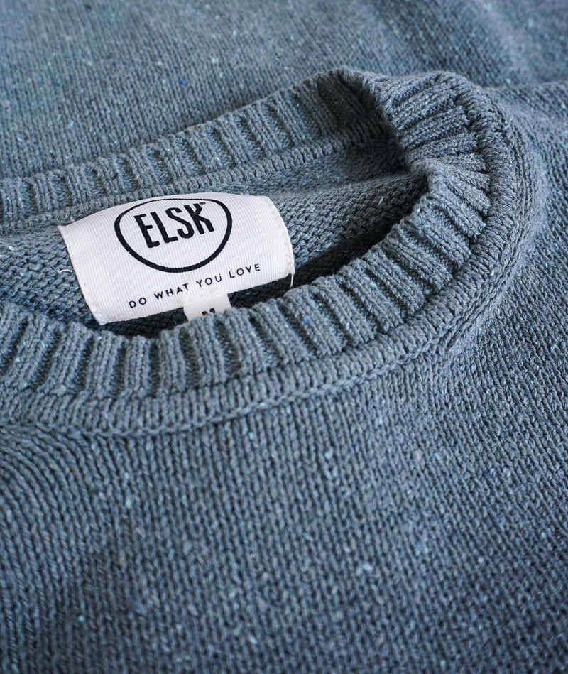 RECYCLED DENIM MEN'S KNIT