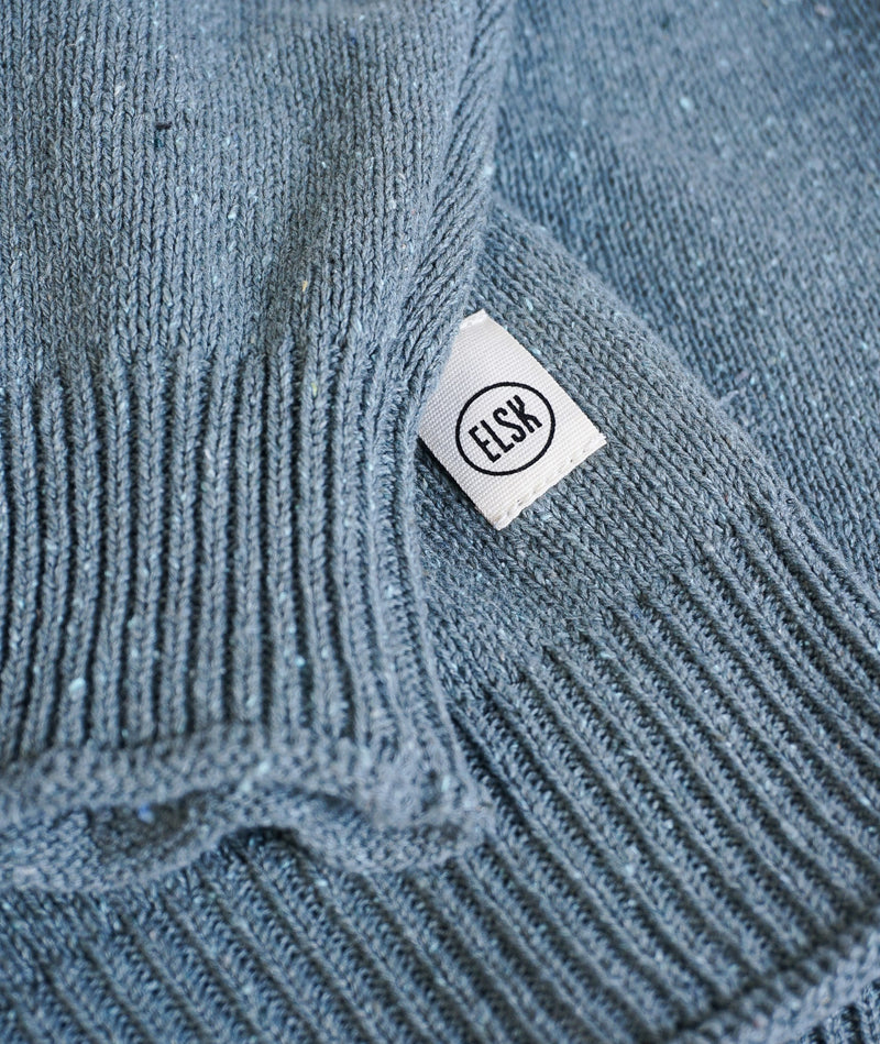 RECYCLED DENIM MEN'S KNIT