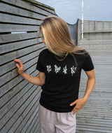 11012 | ELSK® PORSE LOGO WOMEN'S TEE | BLACK
