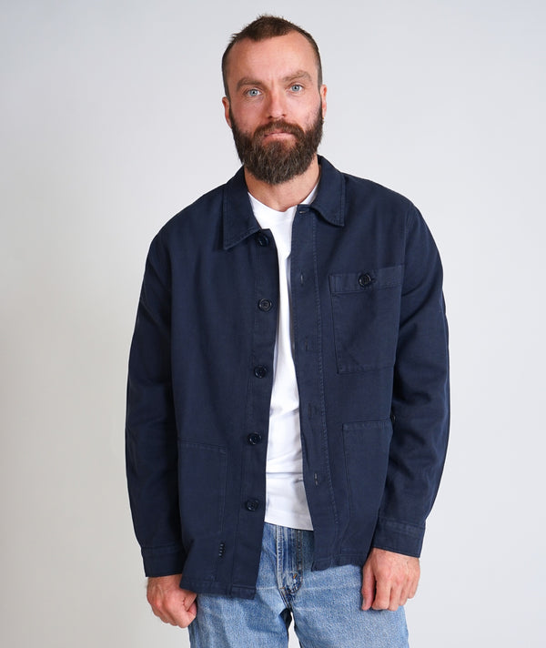 04015 | LOVE EDDIE MEN'S OVERSHIRT | DARK NAVY