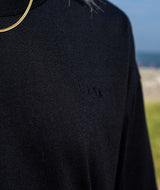 11020 | ELSK® PURE EMB THILDA TUNG TEE | BLACK