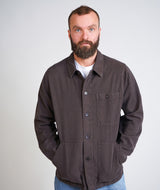 04014 | LOVE EDDIE MEN'S OVERSHIRT | DARK BROWN