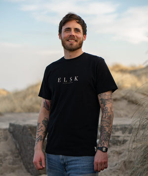 2319 | ELSK® PURE EP  BRUSHED T-SHIRT | DUSTY BLACK
