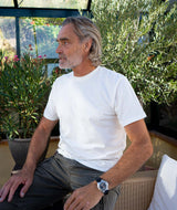 01001 | ELSK® ESSENTIAL BRUSHED T-SHIRT | WHITE