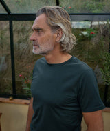 1805 | ELSK® ESSENTIAL WOOL MEN'S T-SHIRT | STONE GREEN