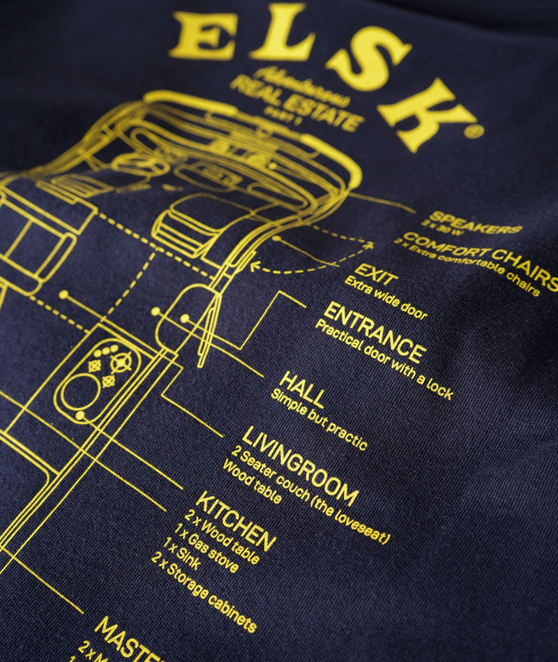 REAL ESTATE MEN'S BRUSHED T-SHIRT