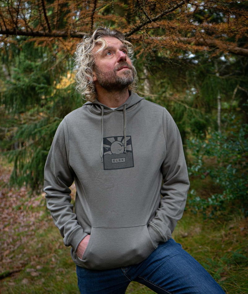 02014 | ELSK® CUBE21 TVÆRS MEN'S HOODIE | SMOKEY OLIVE