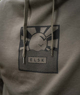 02014 | ELSK® CUBE21 TVÆRS MEN'S HOODIE | SMOKEY OLIVE