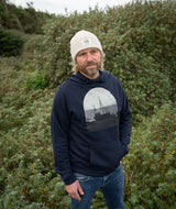 2358 | ELSK® WEST COAST ACROSS MEN'S HOODIE | DARK NAVY