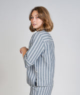 SONJA WOMEN'S SS STRIPED SHIRT