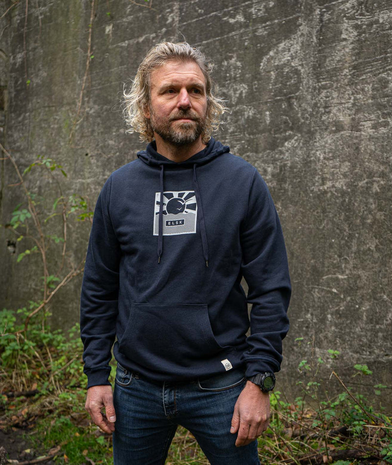 02013 | ELSK® CUBE21 CROSS MEN'S HOODIE | DARK NAVY