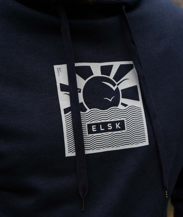 02013 | ELSK® CUBE21 TVÆRS MEN'S HOODIE | DARK NAVY