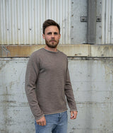 2150 | ELSK® LÖNNERUP MEN'S KNIT | BROWN/KHAKI
