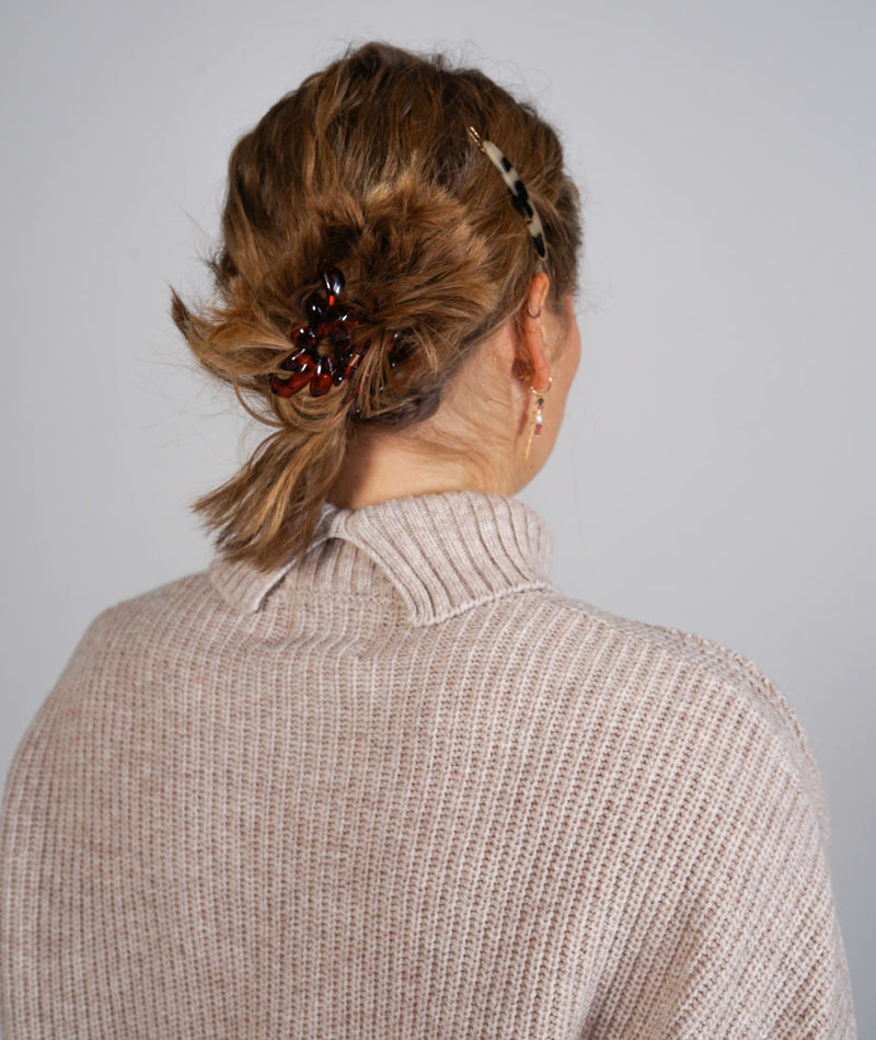 15002 | ELSK® VIGGA STRIK T-NECK | DRIFT MAPLE